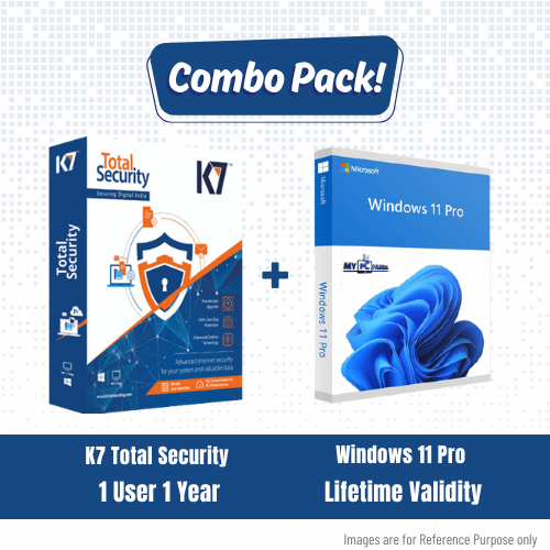 K7 Total Security (1U/1Y) + Windows 11 Pro Combo