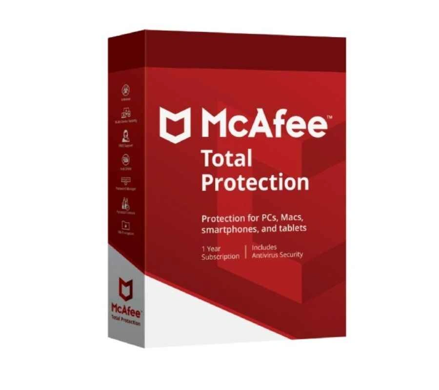 McAfee Total Protection — 5 Devices 1 Year