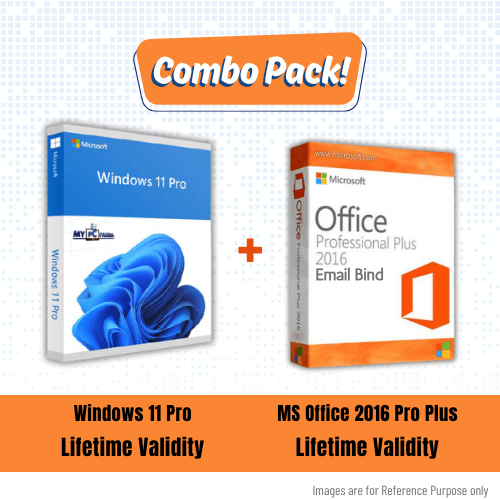 Windows 11 Pro + MS Office 2016 Pro Plus (Email Bind) Combo